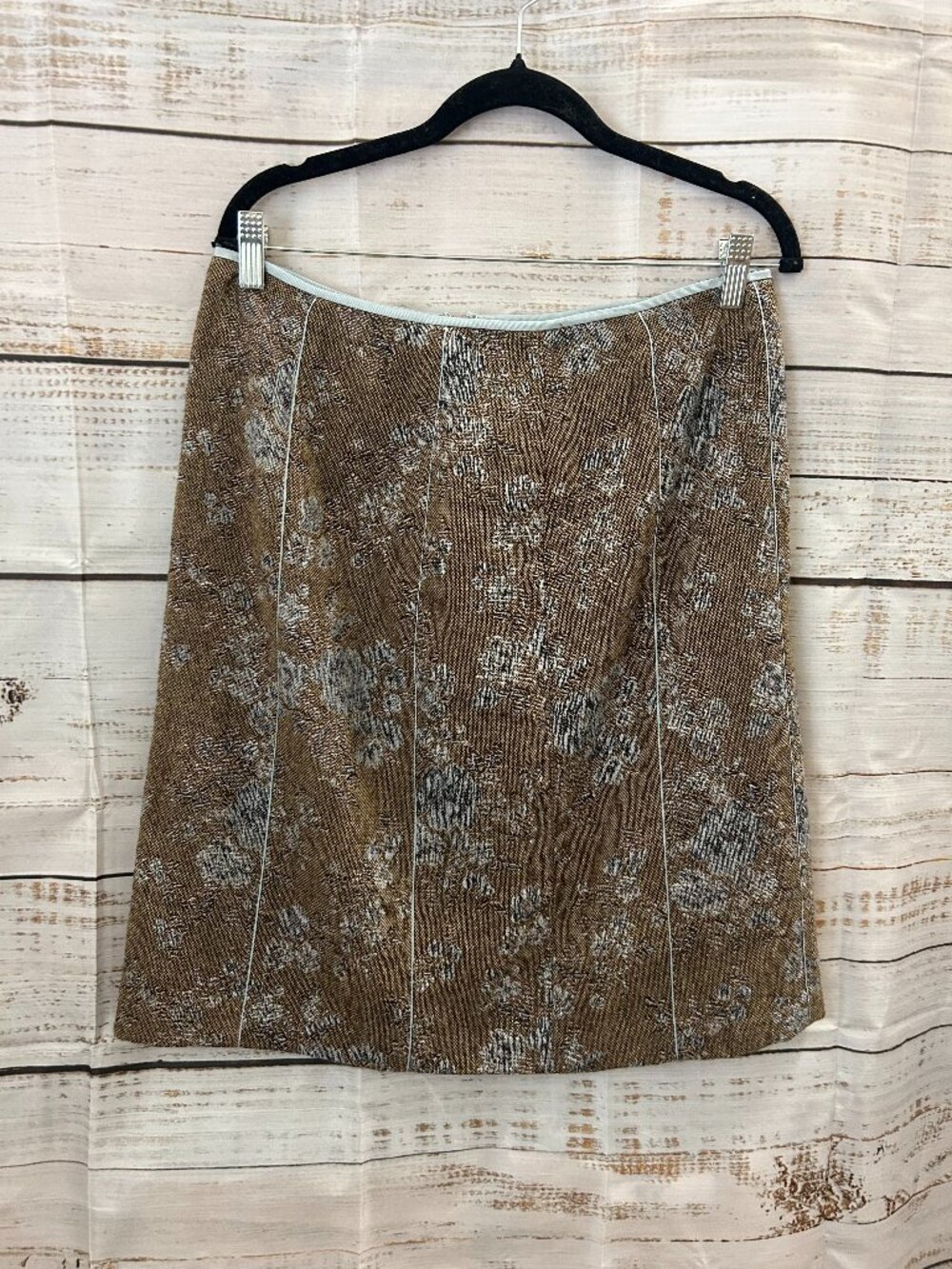 Ann Taylor Wool Blend Size Zipper Skirt Size 8